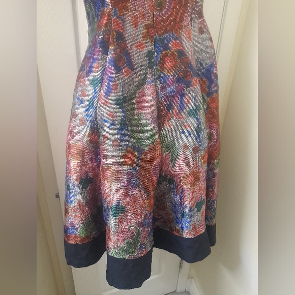 Armani Collezioni -Floral jacquard  dress - - Picture 9 of 12